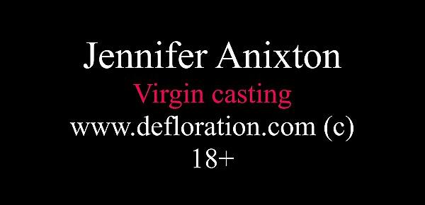  Virgin big tits blonde Jennifer Anixton casting